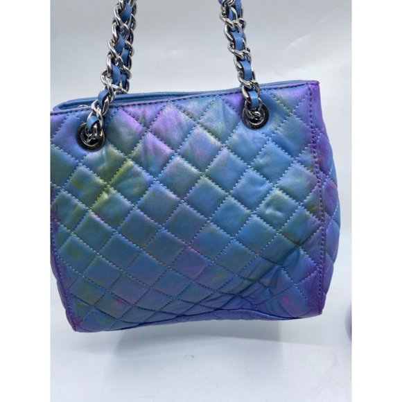 Michael Kors Blue Purple Customized Tote Bag - Picture 4 of 15